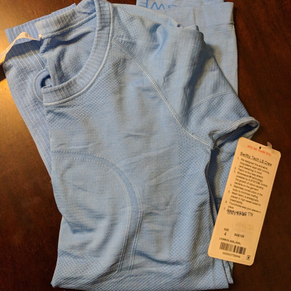 NWT Lululemon Swiftly Tech LS Crew